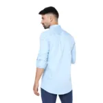 Trepp Men's Light Blue Cotton Classic Kurta Shirt