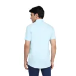 Men's Classic Cotton Half Sleeve Light Blue Shirt -Trepp